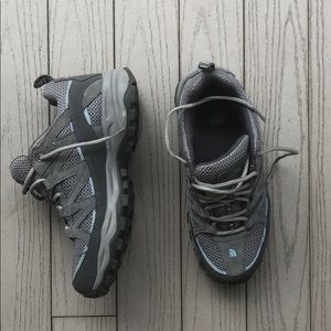 Worn once North Face Hiking Boots